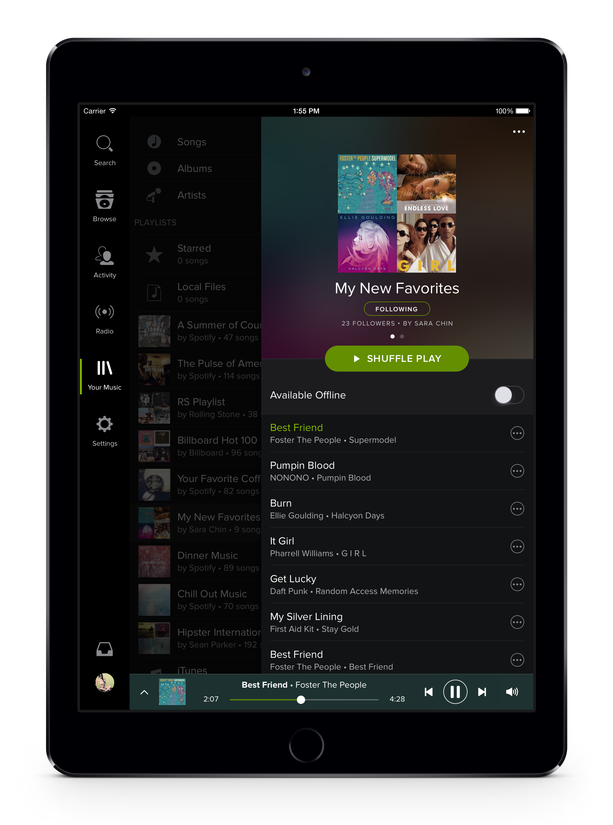 Spotify download ipad air 2 software
